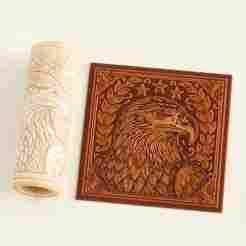 Eagle Engraved Texture Roller – Majestic Bird Roller for Clay and Pottery