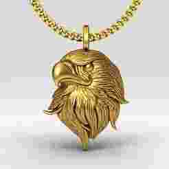 Eagle pendant charm