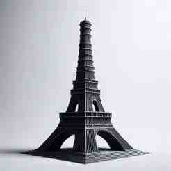 Eiffel Tower Showpiece 3D Print – Decorative Desk Ornament