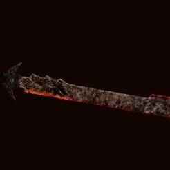 Elder scrolls: Oblivion Daedric long sword