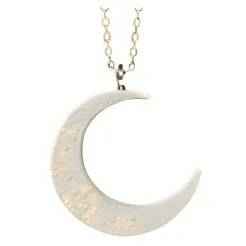 Elegant Crescent Moon Pendant
