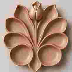 Elegant Tulip Jewelry & Trinket Tray | Decorative 3D Printed Organizer