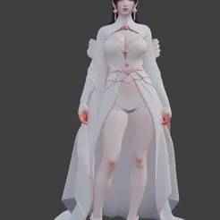 Ethereal White Fantasy 3D Model