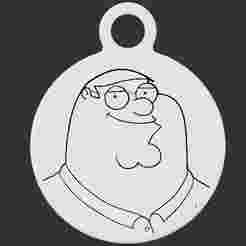 Family Guy - Peter Griffin Keyring