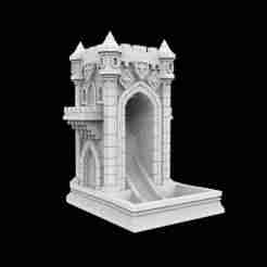Fantasy Dice Tower 3D Print Model