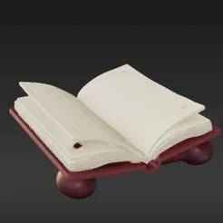 Fantasy Study Book Charm - Detailed Miniature Grimoire for Keyring & Bag Accessory