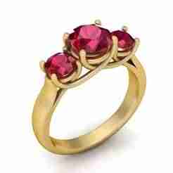 fashion other jewelry solitaire ring ruby emerald princess cut gemstone gold engagement