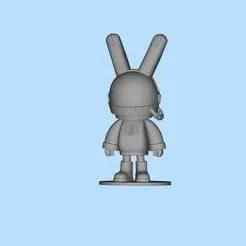Fashionable aerospace B letter rabbit-shaped ornaments 10 scene models