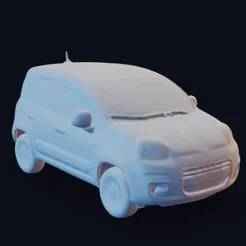 FIAT Panda 3 (312) – Easy Print STL, 2011–2020 5-Door Hatchback Model