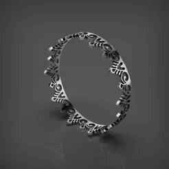 Filigree silver ring