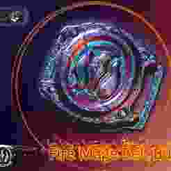 Fire Mage Belt Buckle - Gothic Games Series