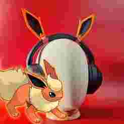 Flareon ears for headset (pokémon)
