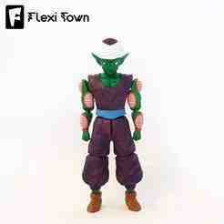 Flexi Piccolo, Articulated fidget figure, 3mf included