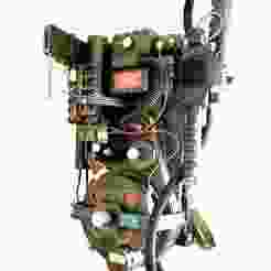 GHOSTBUSTERS PROTON PACK (FUNCOSTUMES) WALL MOUNT HOOK by MANIACMANCAVE3D
