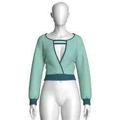 Girls Blouse Top | Marvelous / Clo3d / obj / fbx