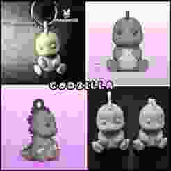 Godzilla and Keychain Version