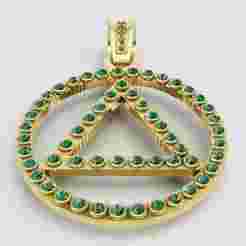 Gold Pendant Design 3D printable model