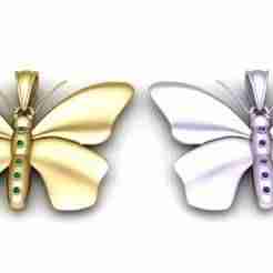 Graceful Butterfly Pendant