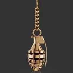 Grenade Boy Toy Key Holder