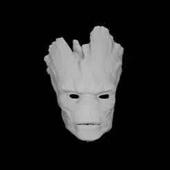Groot Mask – 3D Printable Guardians of the Galaxy Cosplay Mask