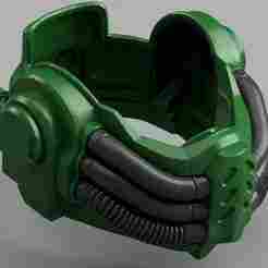 Grunt Space Marine 2 Gravis MK10 X 1:1 Cosplay Helmet Replica