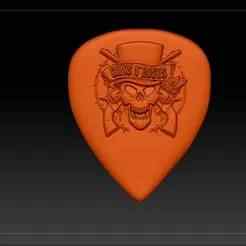 Guns n, Roses guitar pick (vellum)