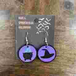 Halloween Earings 4 Designs