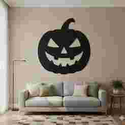 Halloween Pumpkin Wall Art