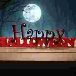 Happy Halloween lettering