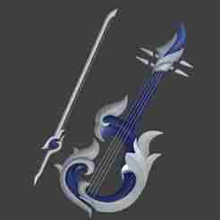 Honkai Star Rail Hysilens Violin 3d print