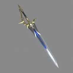 Honkai Star Rail Phainon Sword 3d print