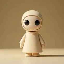 Hooded Toy STL - 3D Print Hooded Toy - Hooded Figure Model - Hooded Character 3D - Hooded Toy Statue STL