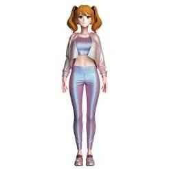 Hoodie With Leggings In Metaverse  | Marvelous / Clo3d / obj / fbx