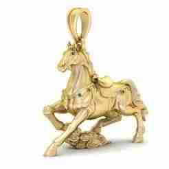 HORSE ANIMAL PENDANT 3D Printable Model