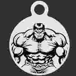 Hulk Keyring