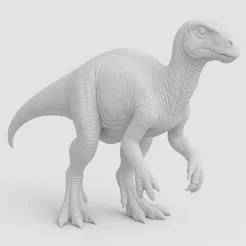 Iguanodon Statue – 3D Printable Dinosaur STL