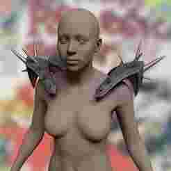 Invisible Woman Malice Marvel Rivals cosplay kit sholder