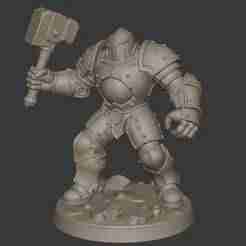 Iron Colossus Boss – Epic Fantasy Mech 3D Print Model