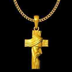 jesus cross pendant charm