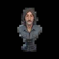 john lennon bust 3d model