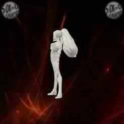 K-pop Demon Hunter Mira Female Warrior with Giant Blade – SoliDRawinGs SG979