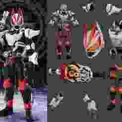 Kamen Rider Geats Magnum | Cosplay Armor - EVA Foam Template (PDO + PDF)