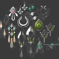 Kaveh Genshin impact prop cosplay set 3d model (stl file) for printing