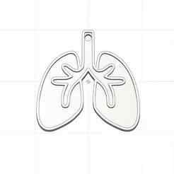 Key ring Lungs - Organs of the human body
