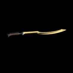 Khopesh of King Tut - Minifigure Accessory or Cosplay Prop