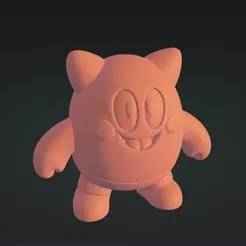 Kirby in STL - 3D Figure for Printing and Collectors