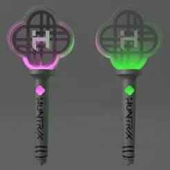 KPop Demon Hunters HUNTRIX Lightstick. Cartoon, movie, props, cosplay