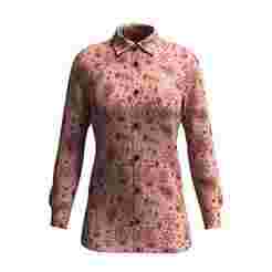 Ladies Print Woven Shirt  | Marvelous / Clo3d / obj / fbx