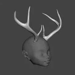 Large Reindeer antlers for Monster High or Ever After High dolls