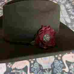 Leather Molded Flowers